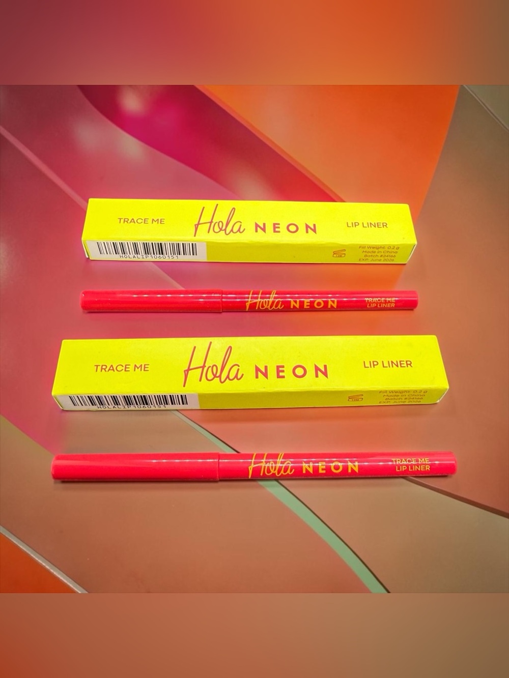 🩷HOLA NEON🩷Trace Me Lip Liner Duo in Afterglow/NIB